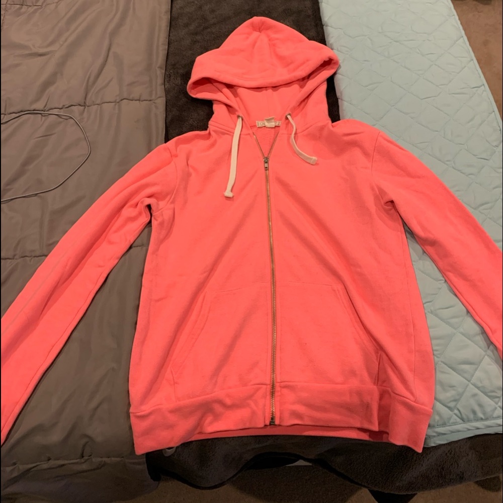 Pink hoodie